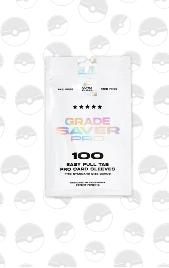 Gradesaver Pro - Pro Card Sleeves W/Easy Pull Tab - 100 Count