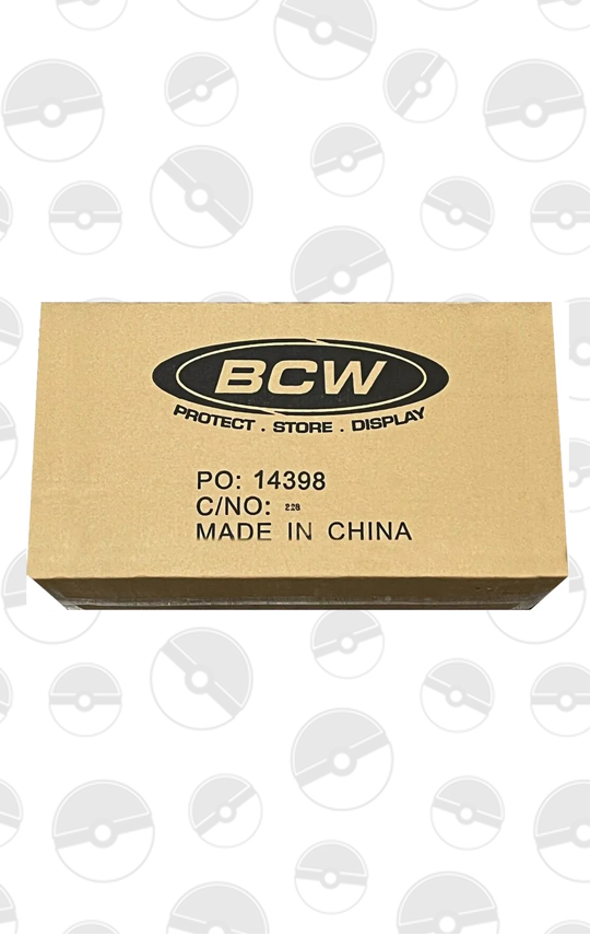 BCW 3x4 Toploaders Sealed Case 1000 count